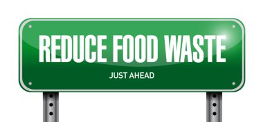 Gıda Atık mesaj işareti kavramı azaltmak