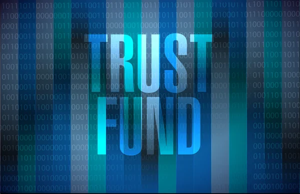 Trustfonds teken concept illustratie — Stockfoto