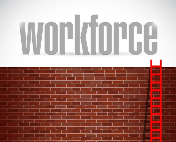 Workforce ladder concept illustration — Stock Photo, Image