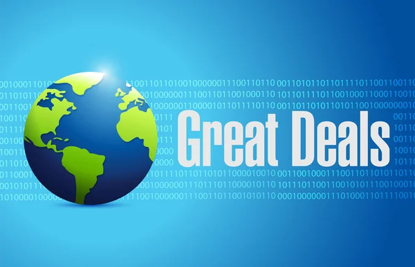 Great deals international sign concept — Stock Photo, Image