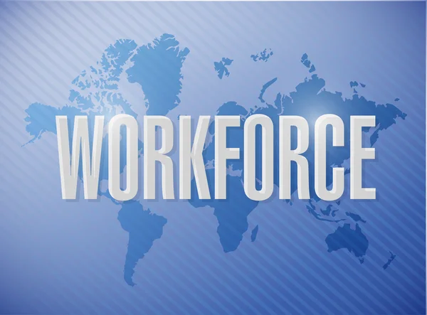 Workforce international sign concept — Stock Photo, Image