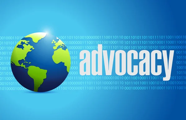 Advocacy international sign concept — Stock Photo, Image