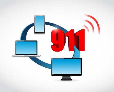 911 teknoloji iletişim işareti
