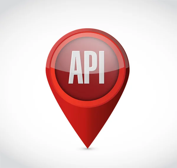 Api pointer sign concept illustration — Stock Photo, Image