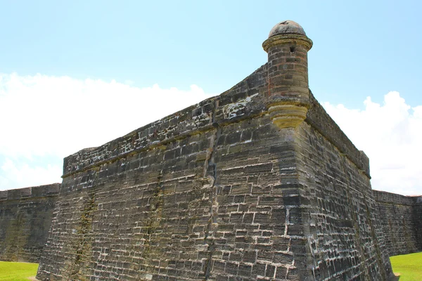 Castillo de san marcos w st. augustine, florida. — Zdjęcie stockowe