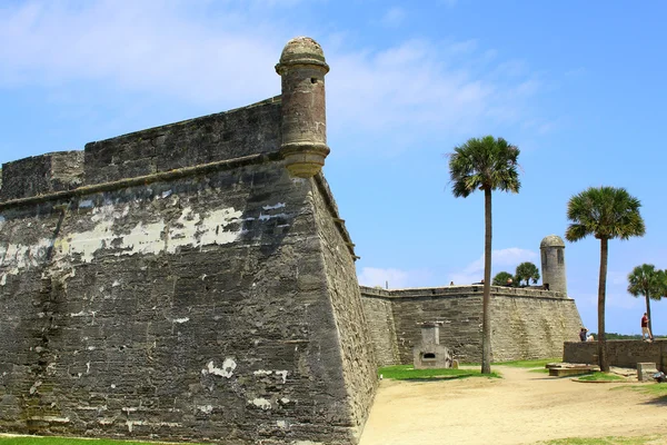 Castillo de san marcos St Augustine, florida. — Stok fotoğraf