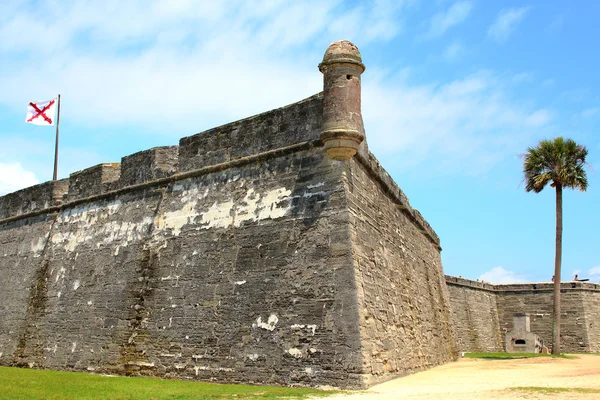 Castillo de San Marcos en St. Augustine, Florida . — Foto de Stock