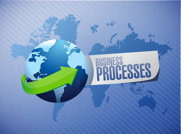 Business processes international sign concept — Stock Photo, Image