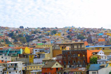 Colorful buildings. Valparaiso, Chile