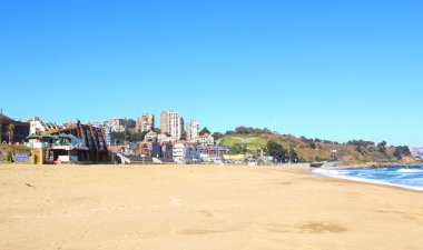 Viña del Mar and Reñaca, Chile, beach view