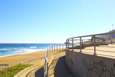 Viña del Mar, Reñaca and Valparaiso - Chile. beach view