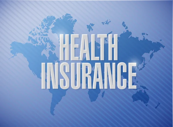 健康保险世界标志概念 — 图库照片