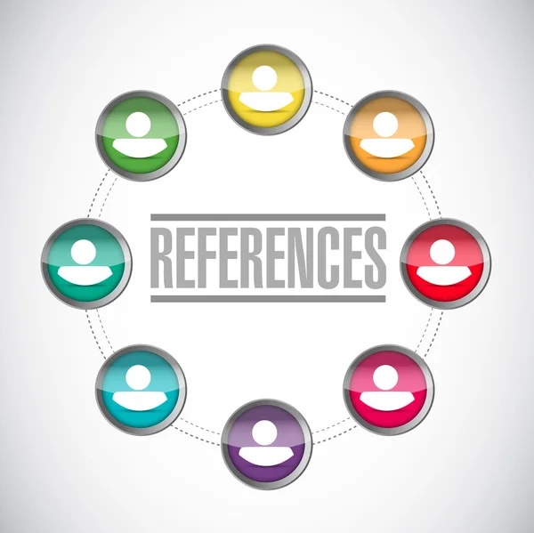 References people diagram sign concept — Stock Photo, Image