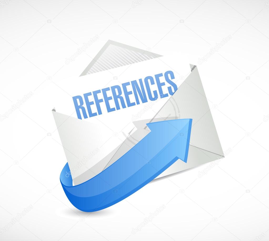 references mail sign concept