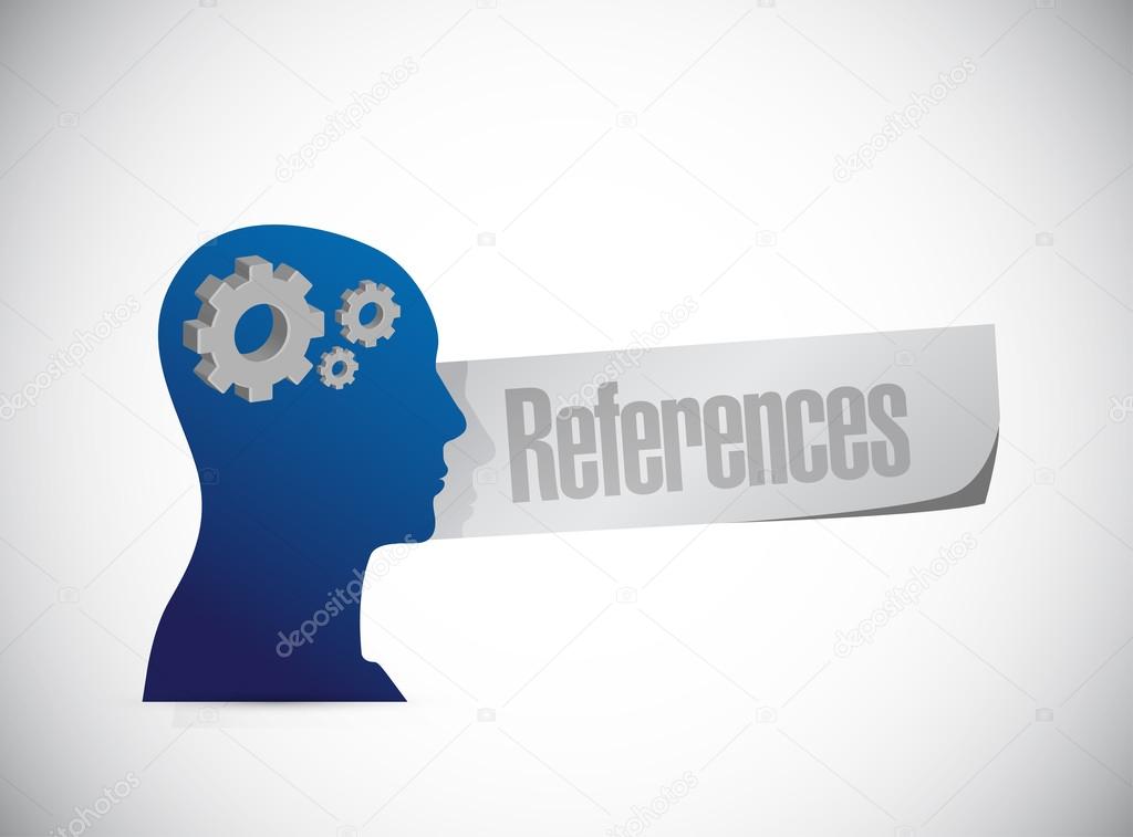 references head sign concept