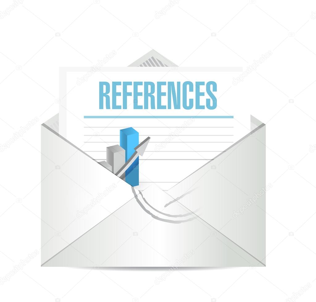 references mail sign concept