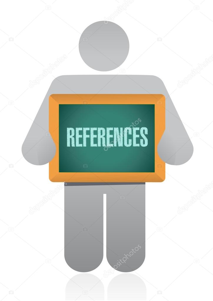 references board sign concept