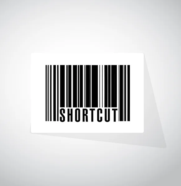 Snelkoppeling barcode teken concept illustratie — Stockfoto