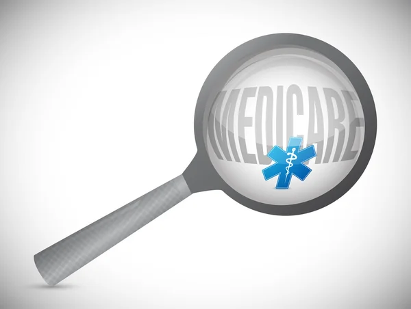 Medicare search sign concept — Stock Photo, Image
