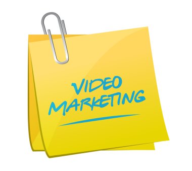 Video Pazarlama mesaj mesaj illüstrasyon