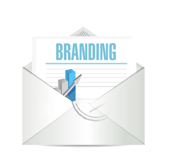 Branding business mail sign concept — Stock Photo, Image