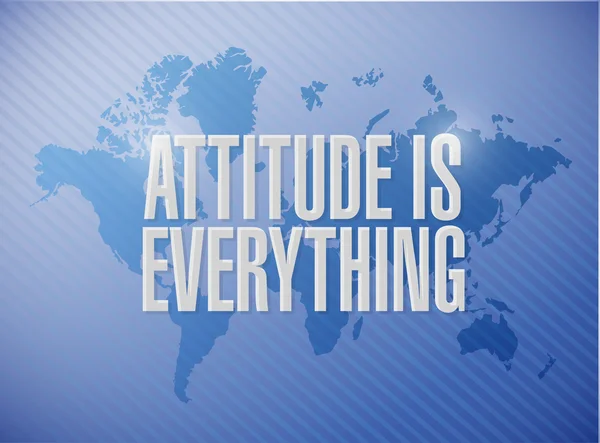 Attitude is everything world sign concept — Stock Photo, Image