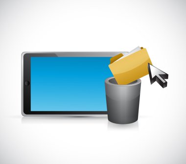 dosyaları silmeyi tablet bilgisayar oluştururlar. kavramı