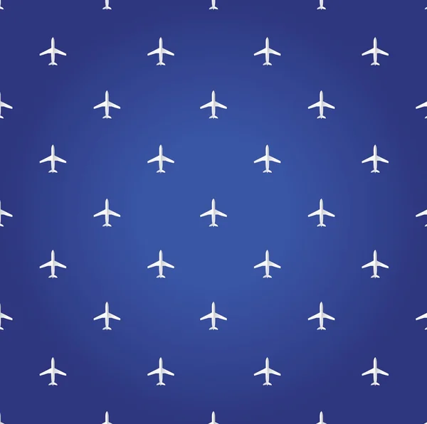 Воздушный самолет путешествия синий фон — стоковое фото