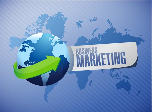 Business Marketing international sign concept — Stock Photo, Image
