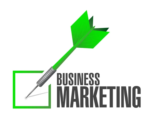 Business Marketing segno di controllo concetto — Foto Stock