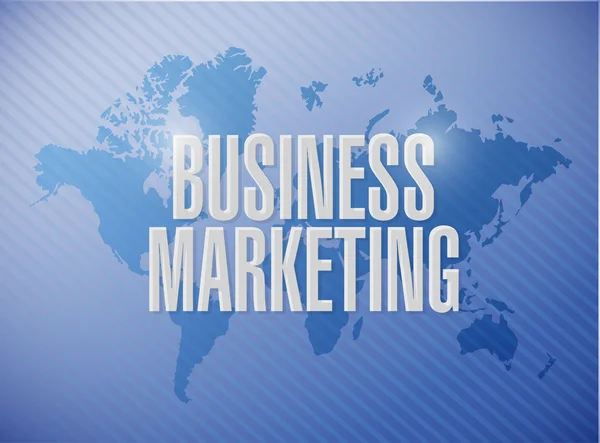 Business Marketing world sign concept — Stock Photo, Image