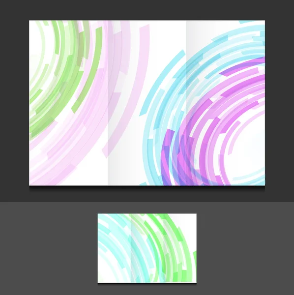 Tri χρώμα φορές κύκλους σχεδιασμό εικονογράφηση — Φωτογραφία Αρχείου