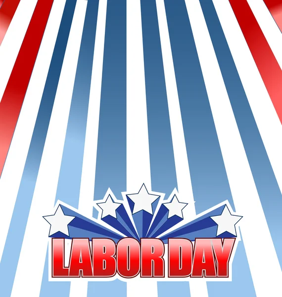 Labor day star sign illustration design — Stock Photo, Image