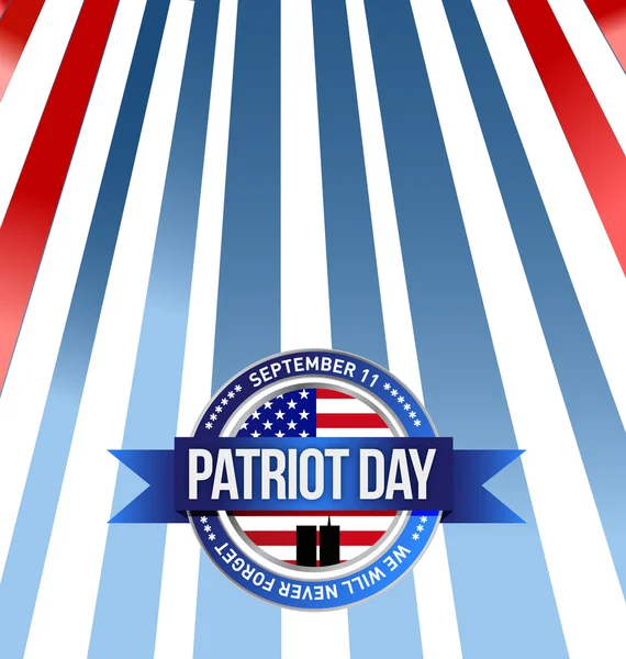 Patriot nap pecsét jel ábra tervező grafikus — Stock Fotó
