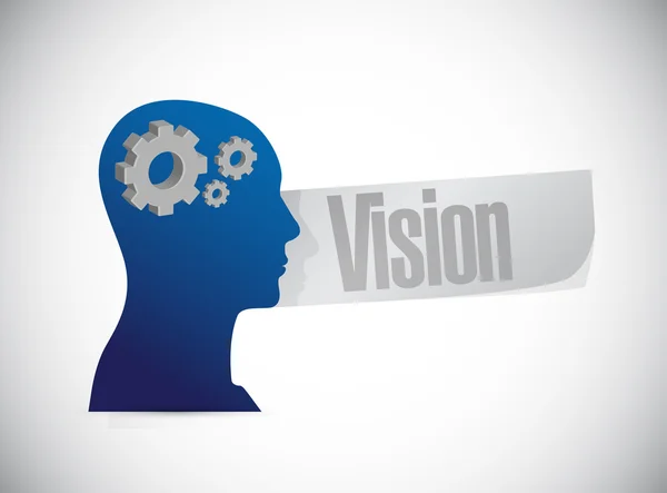 Vision människor underteckna konceptet illustration — Stockfoto