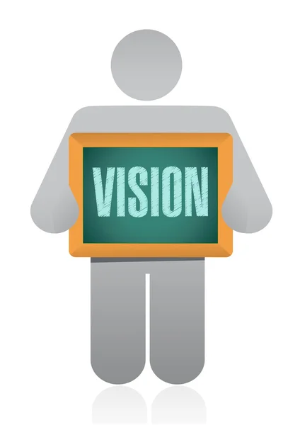 Vision people board sign concept — Stock Photo, Image