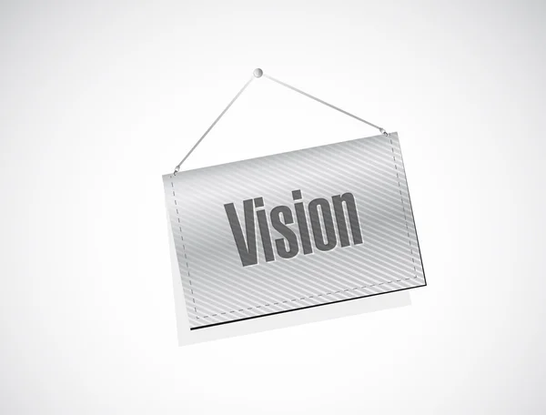 Vision banner sign concept illustration — Stock Photo, Image