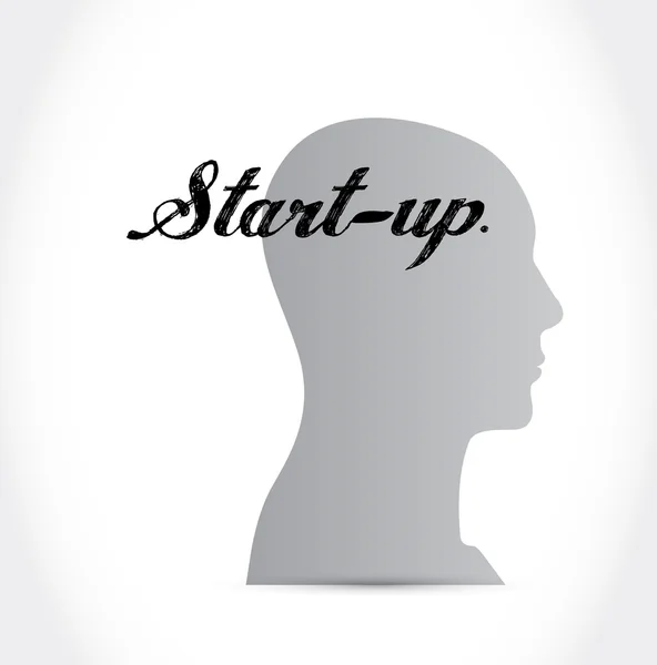 Start-up mind sign concept illustration — Stock Photo, Image