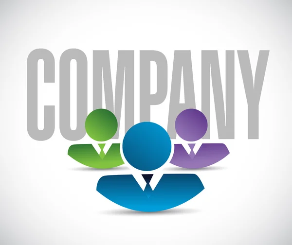 Company team sign illustration design graphic — Stock Photo, Image