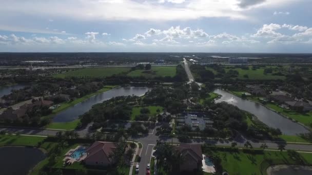 Quartier vue aérienne — Video