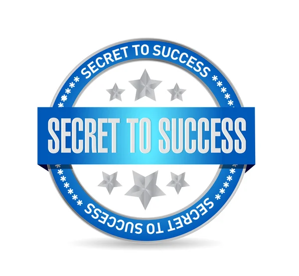 Secret to success seal sign concept — Stock Photo, Image