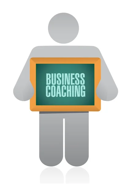 Entreprise coaching avatar signe concept — Photo