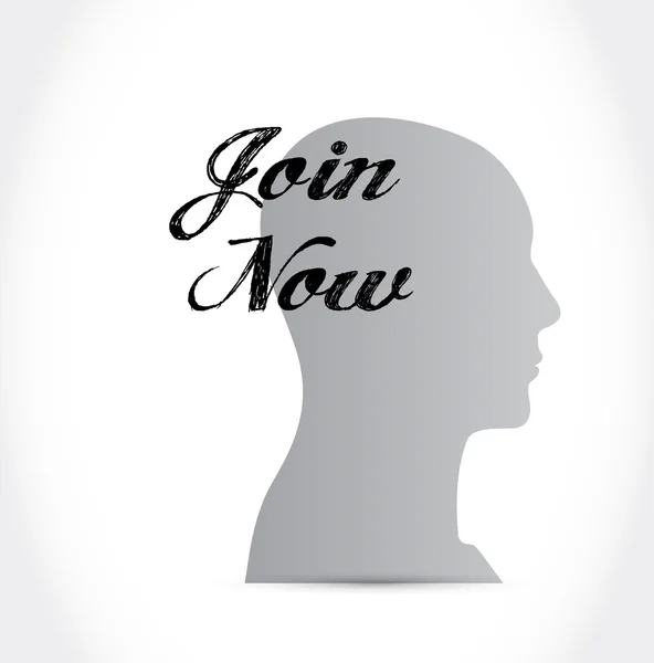 Join Now thinking sign concept — Stock Photo, Image