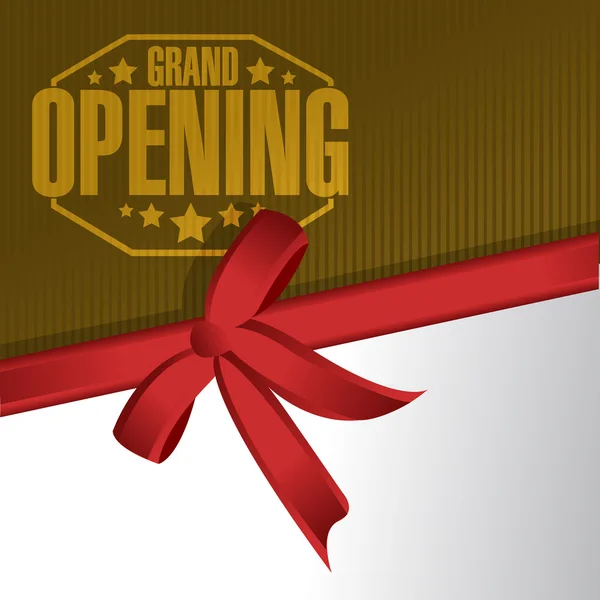 Grand opening gift ribbon background — Stock Photo, Image