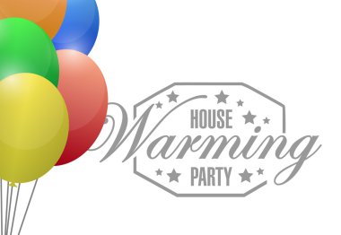 ev ısınma parti balon işareti