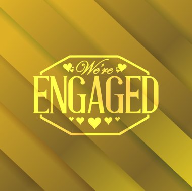 Biz meşgul damga altın kartı arka plan vardır