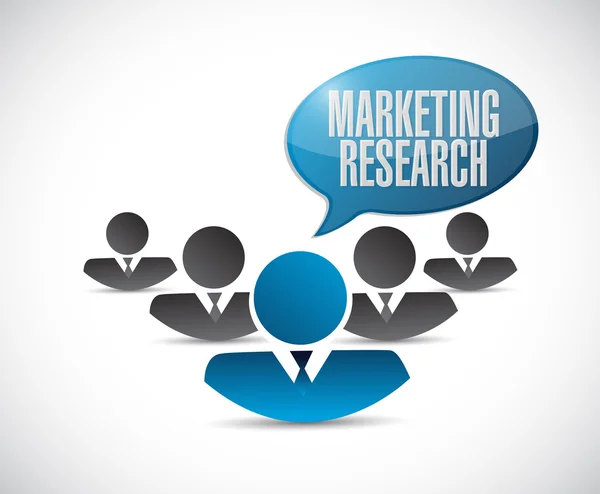 Marketing Research people sign concept — Stock Photo, Image