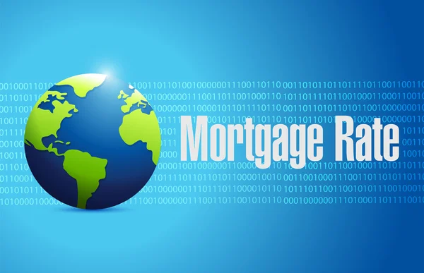 Mortgage rate international sign concept — Stock Photo, Image