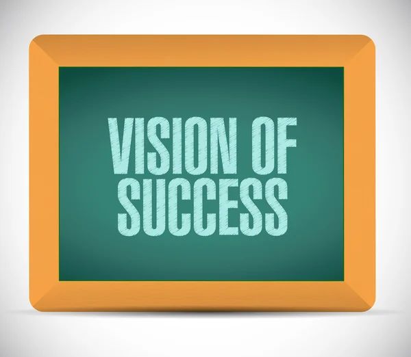 Vision of success board sign concept — Stock Photo, Image