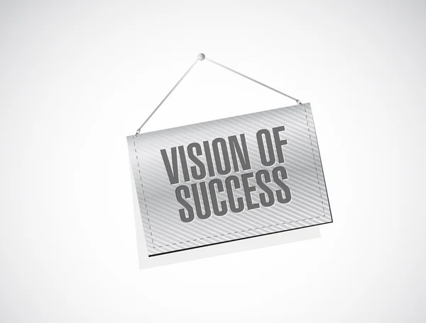 Vision of success banner sign concept — Stock Photo, Image